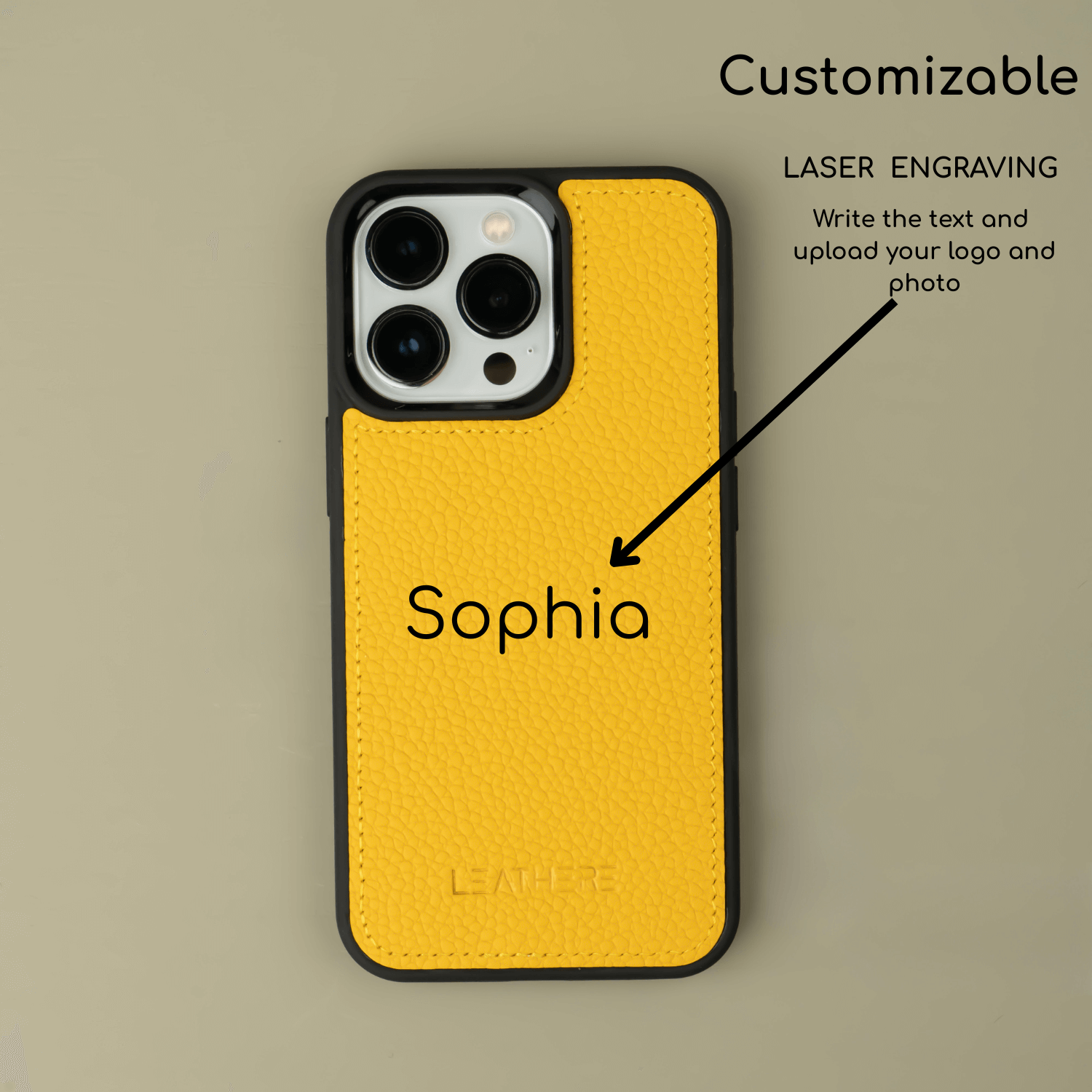 iPhone 17 Series Yellow Leather Wallet Case - New York (pre-order)