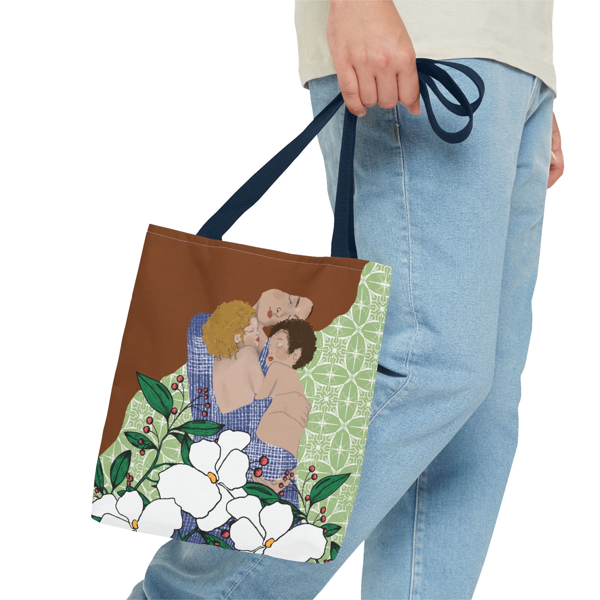 Motherhood Floral Tote Bag – Stylish and Eco-Friendly