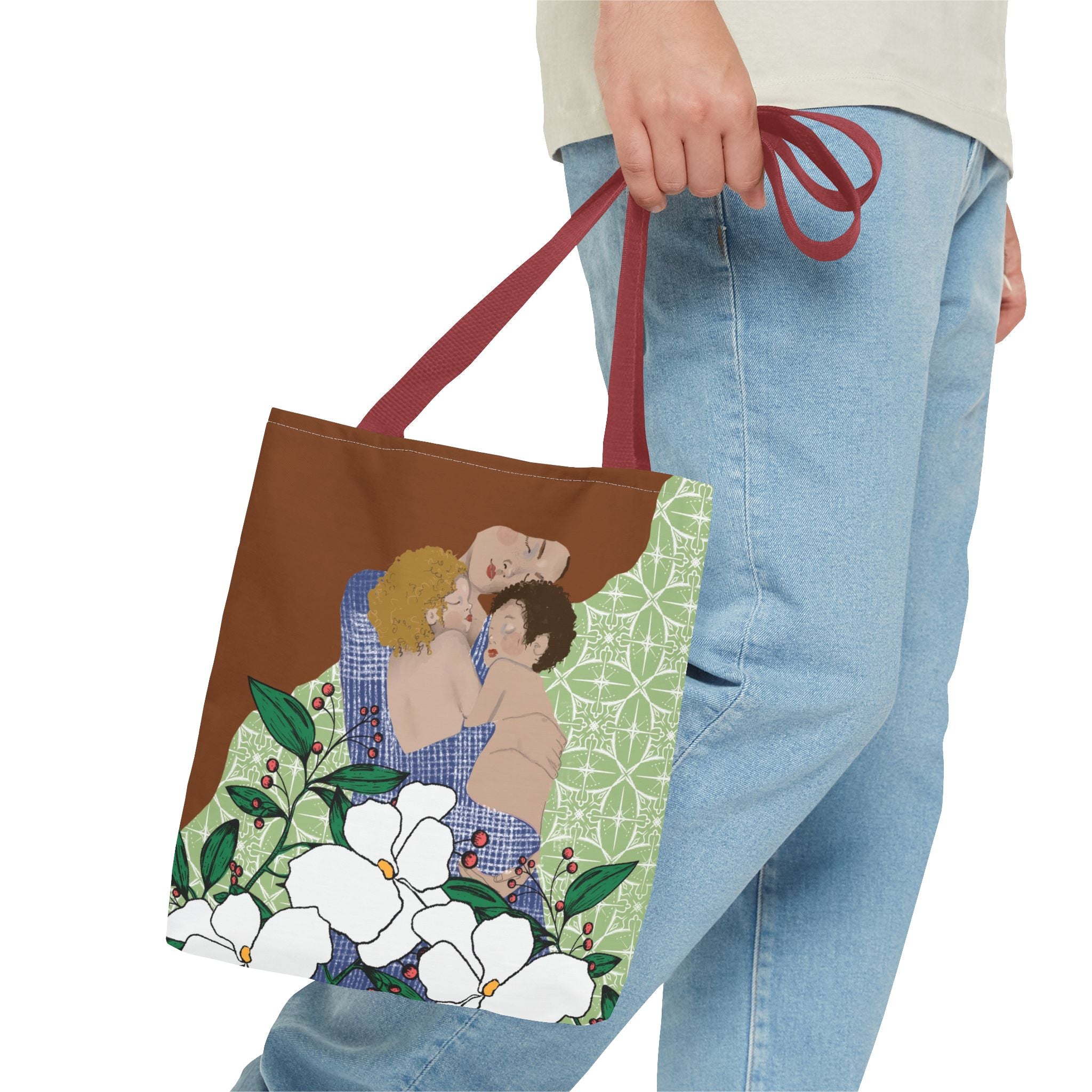 Motherhood Floral Tote Bag – Stylish and Eco-Friendly