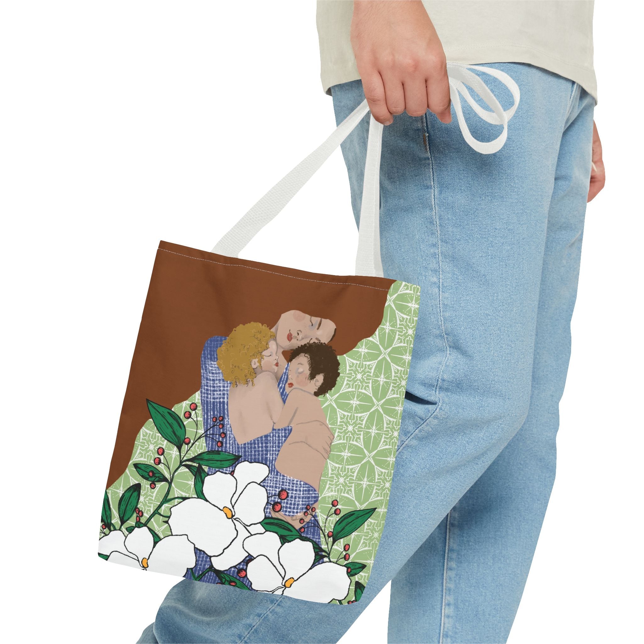 Motherhood Floral Tote Bag – Stylish and Eco-Friendly