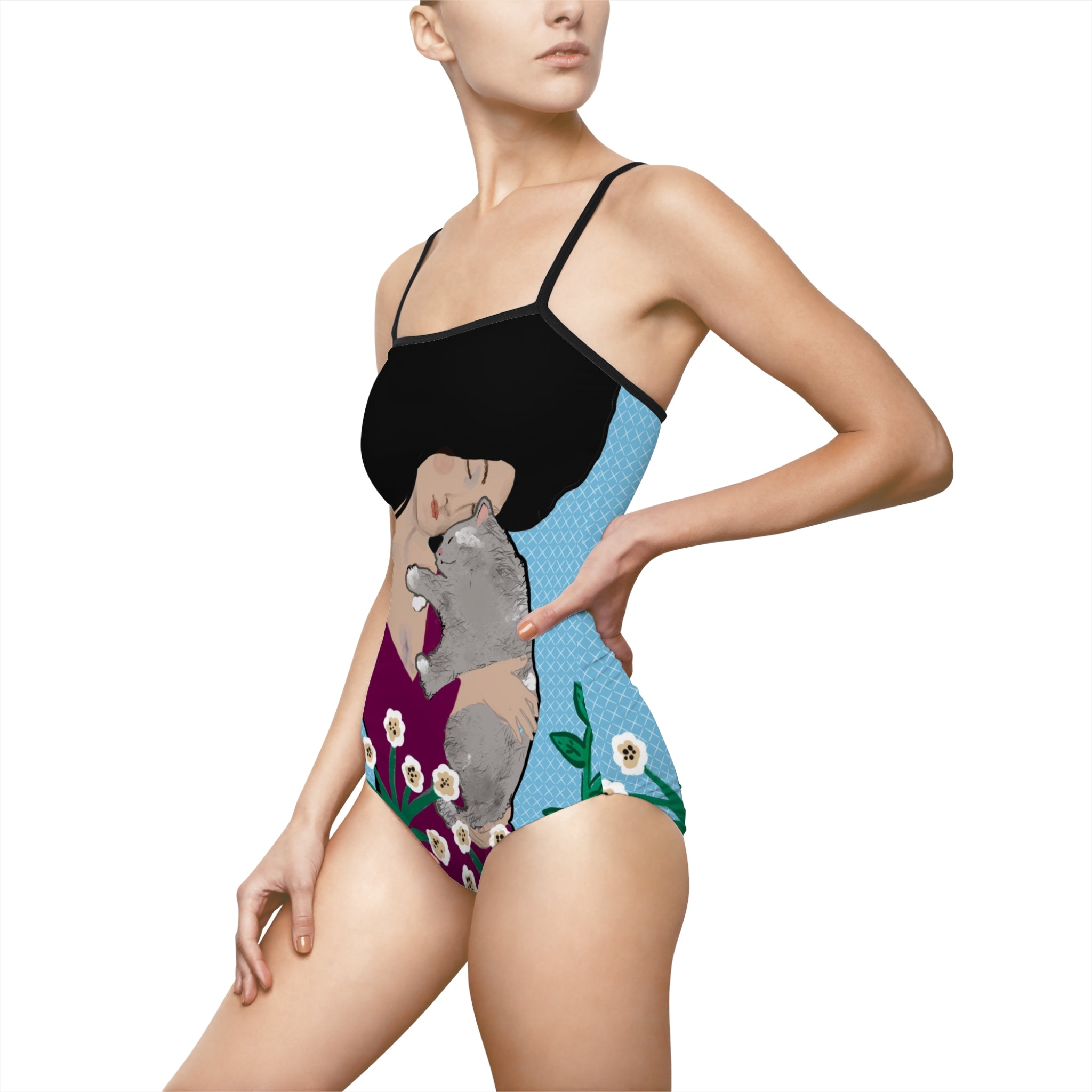 Women's One-piece Swimsuit (AOP)