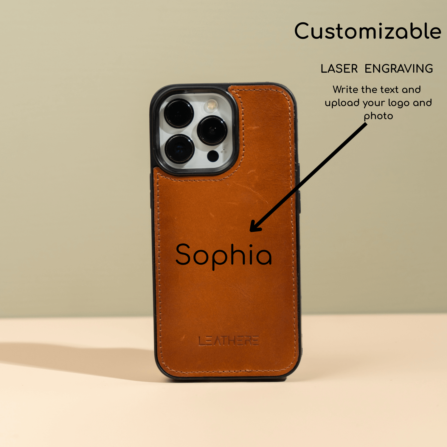 iPhone 13 Series Rustic Brown Leather Wallet Case - New York
