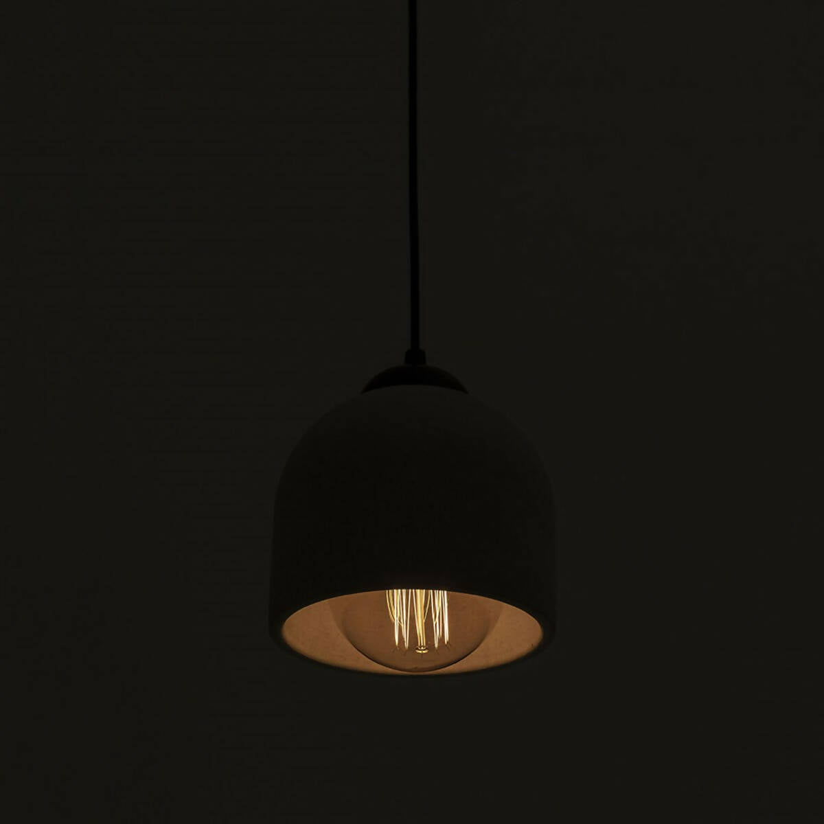 Raw Concrete Pendant Lamp, Stone Chandelier, Designer Hanging Lights, Scandinavian Design, Concrete Accessories