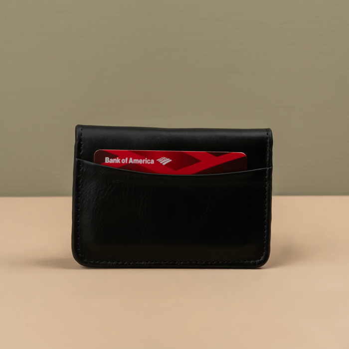 Luxury Genuine Leather Wallet - Black