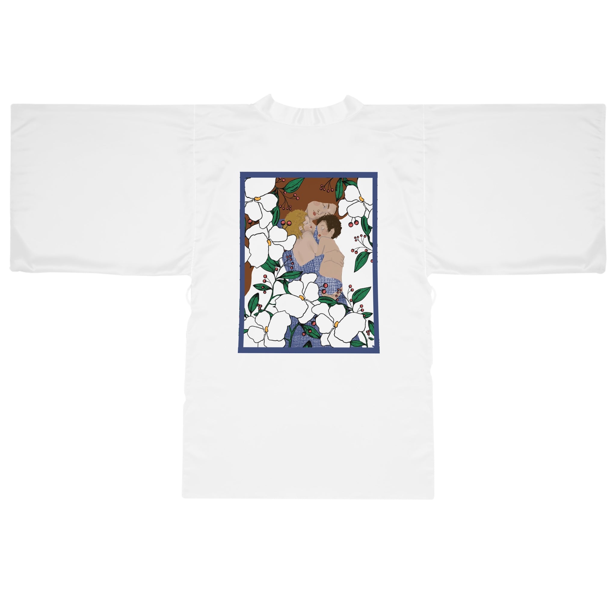 Long Sleeve Kimono Robe (AOP)