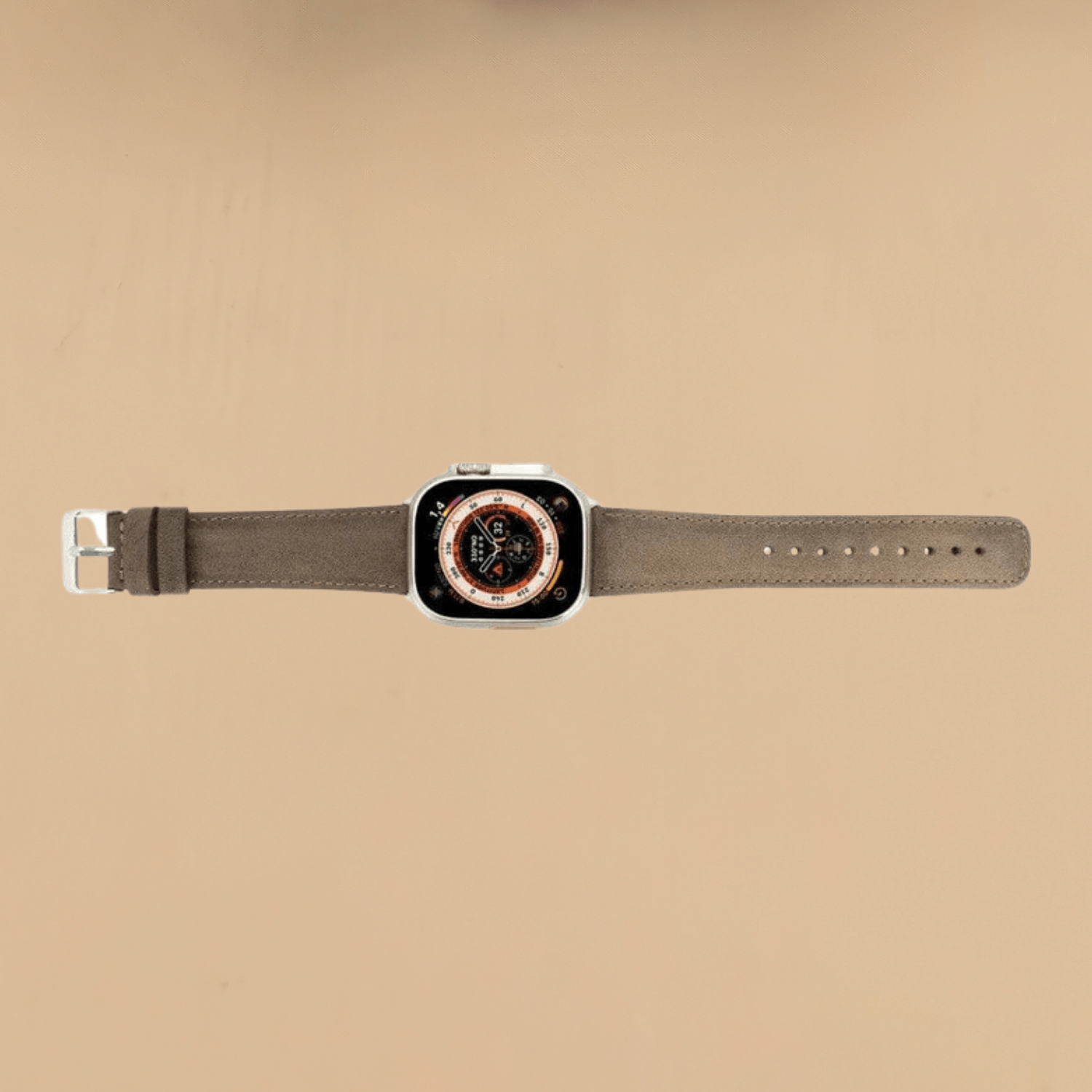 Brown Leather Classic Apple Watch Band for All Series - LEATHERE