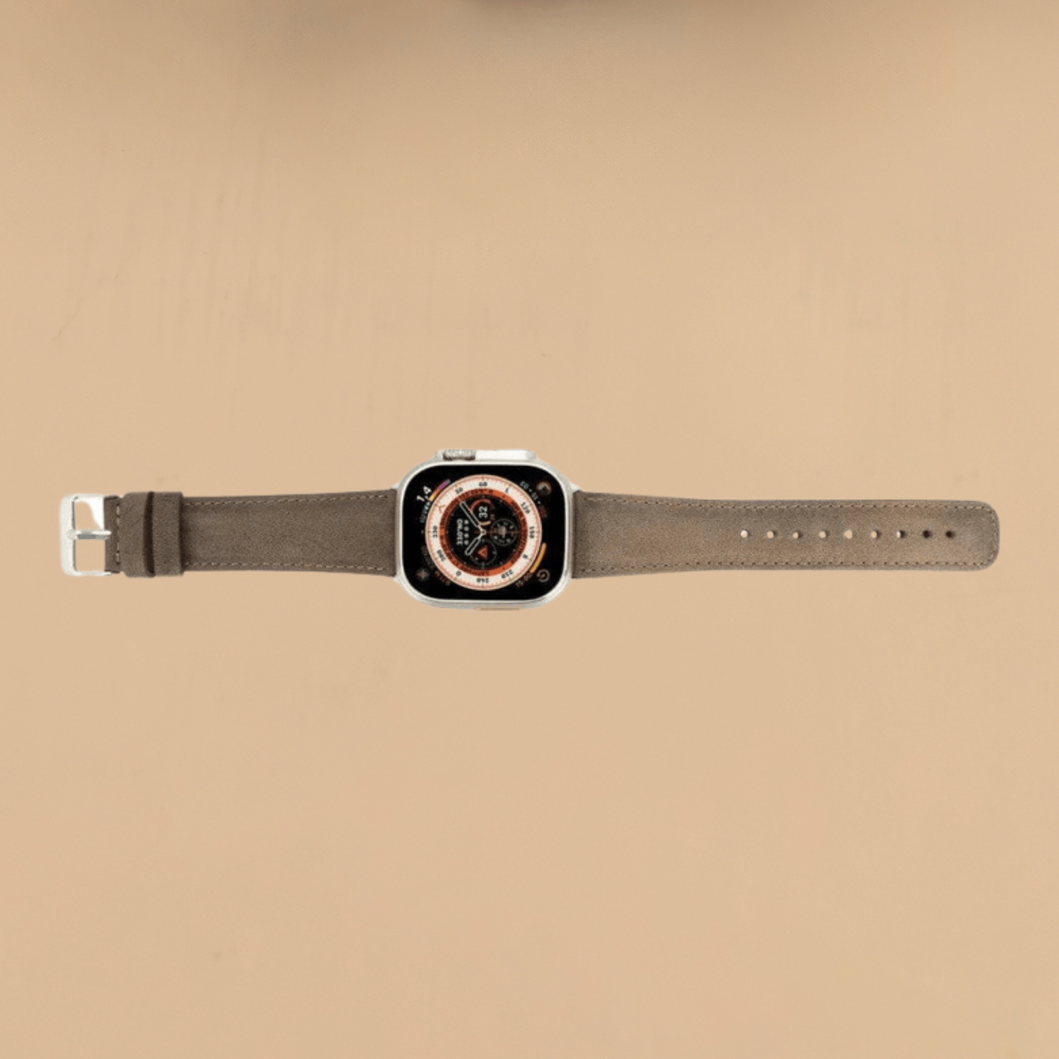 Brown Leather Classic Apple Watch Band for All Series - LEATHERE