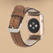 Dark Brown Leather Classic Apple Watch Band for All Series - LEATHERE