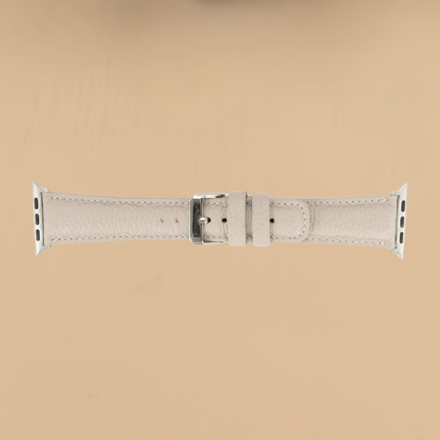 Cream Leather Classic Apple Watch Band for All Series - LEATHERE