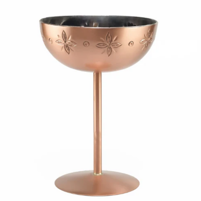 Handcrafted Copper Martini Glass - Elevate Your Cocktail Experience with Elegance