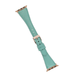 Mint Green Leather Slimy Apple Watch Band - LEATHERE