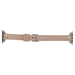 Nude Leather Slim Apple Watch Band with Rivet - LEATHERE