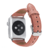 Dusty Rose Leather Slimy Apple Watch Band - LEATHERE