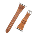 Caramel Brown Leather Slimy Apple Watch Band - LEATHERE