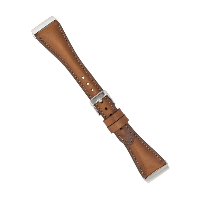 Rich Caramel Brown Leather Slimy Apple Watch Band - LEATHERE