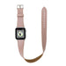 Pink Leather Double Tour Apple Watch Band - LEATHERE