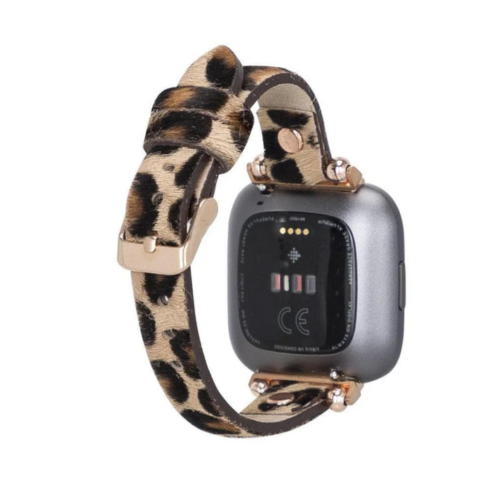 Apple Watch Leopard Print Leather Strap - Detroit