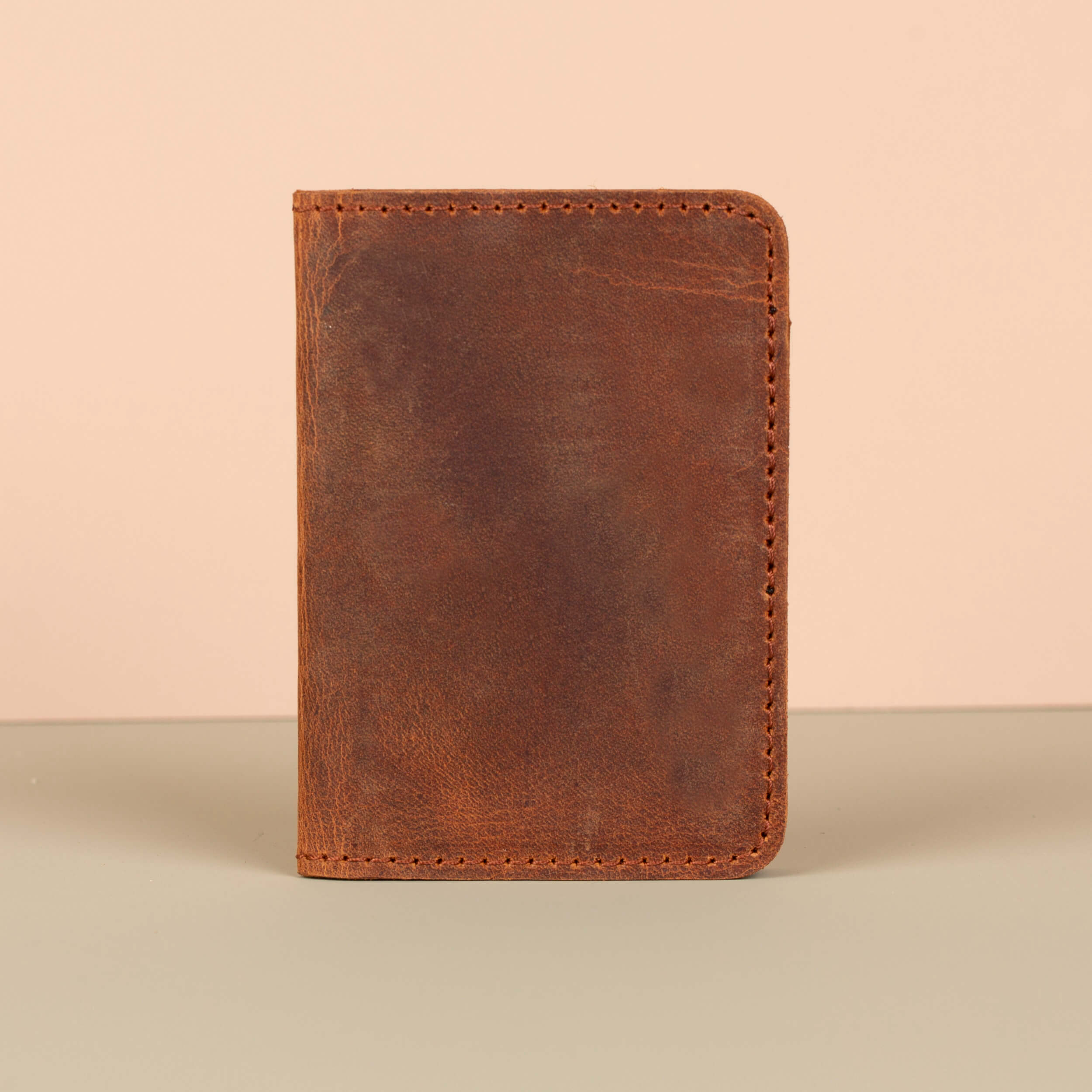 Classic Leather Cardholder Wallet - Warm Brown - Berkeley