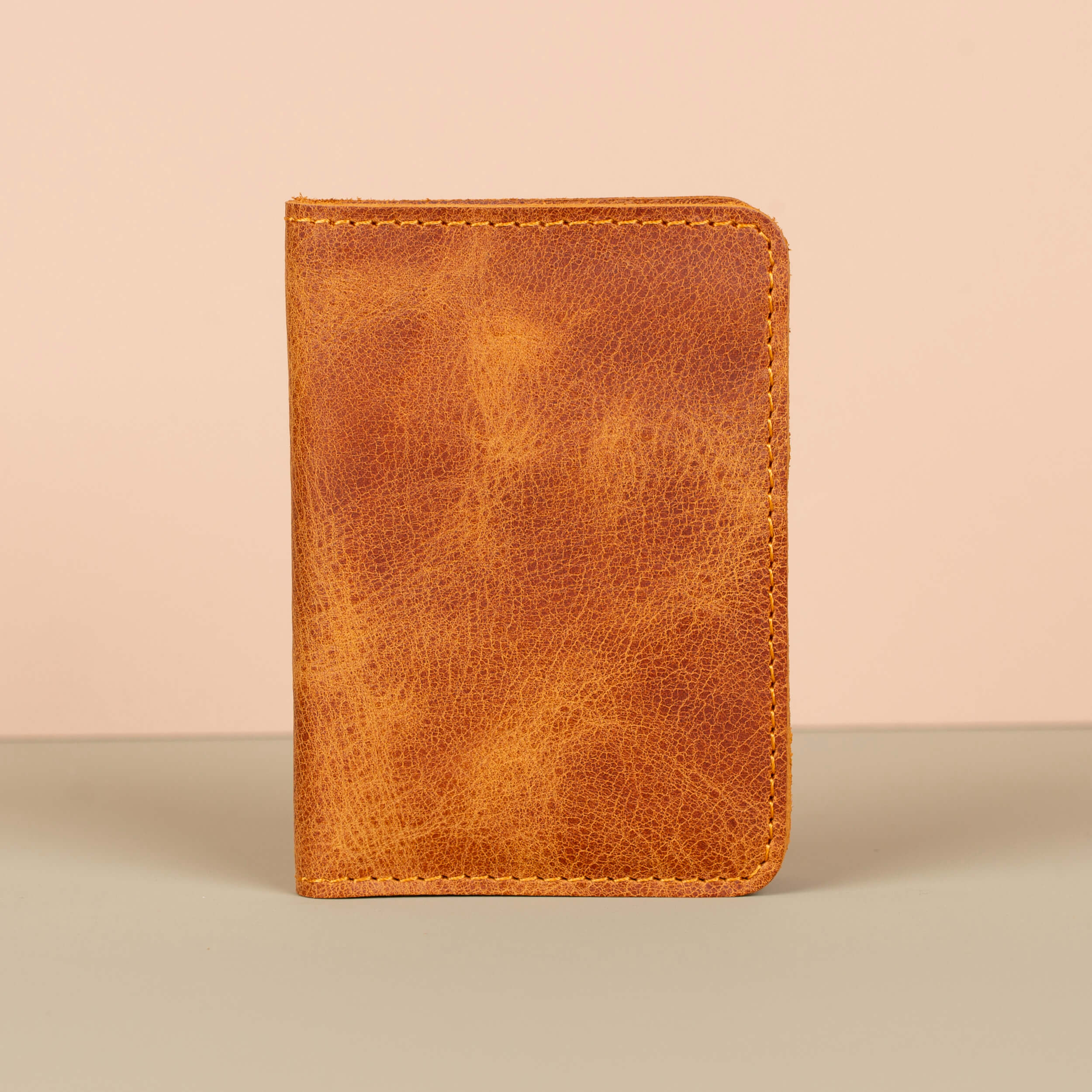 Classic Leather Cardholder Wallet - Honey Tan - Berkeley