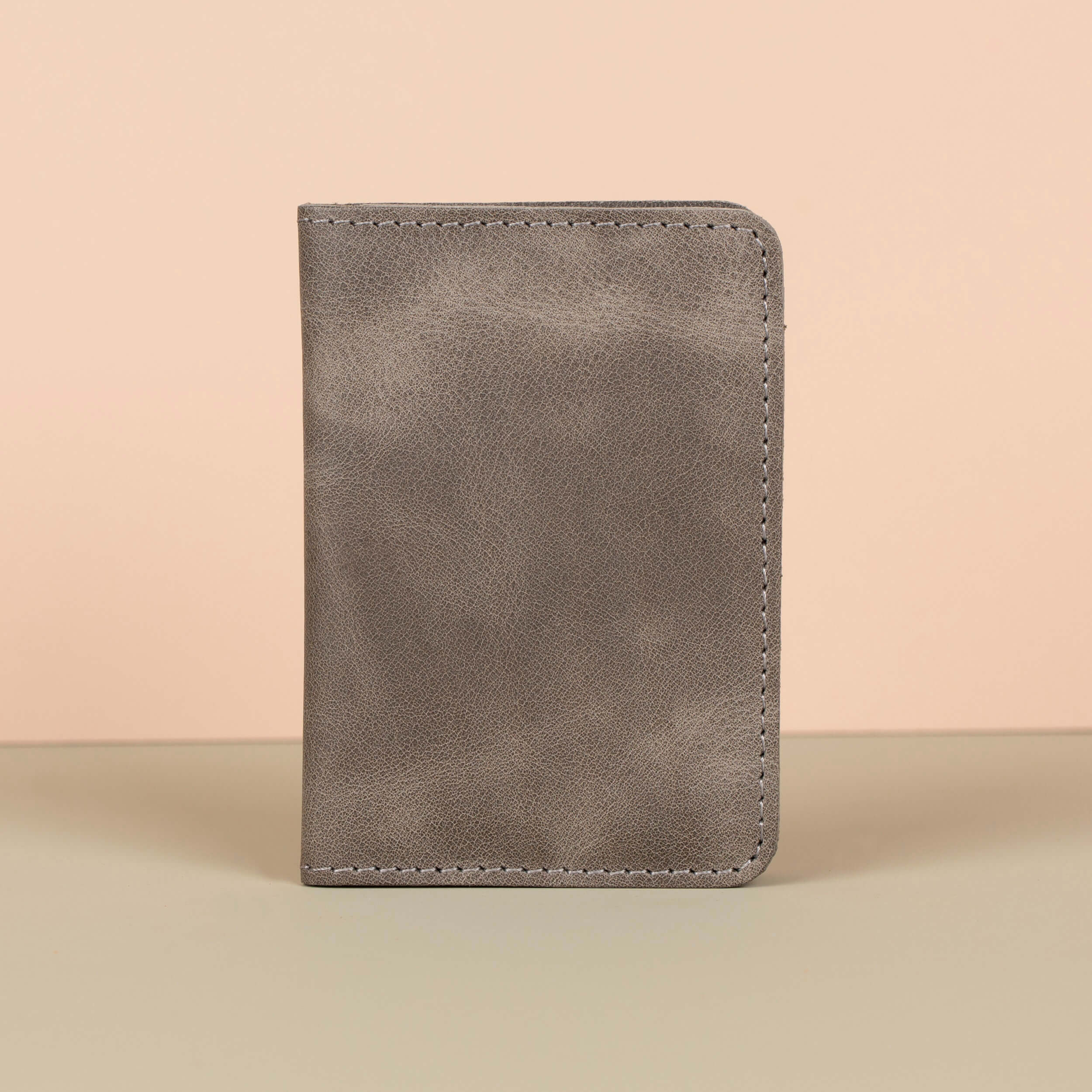 Classic Leather Cardholder Wallet - Gray - Berkeley