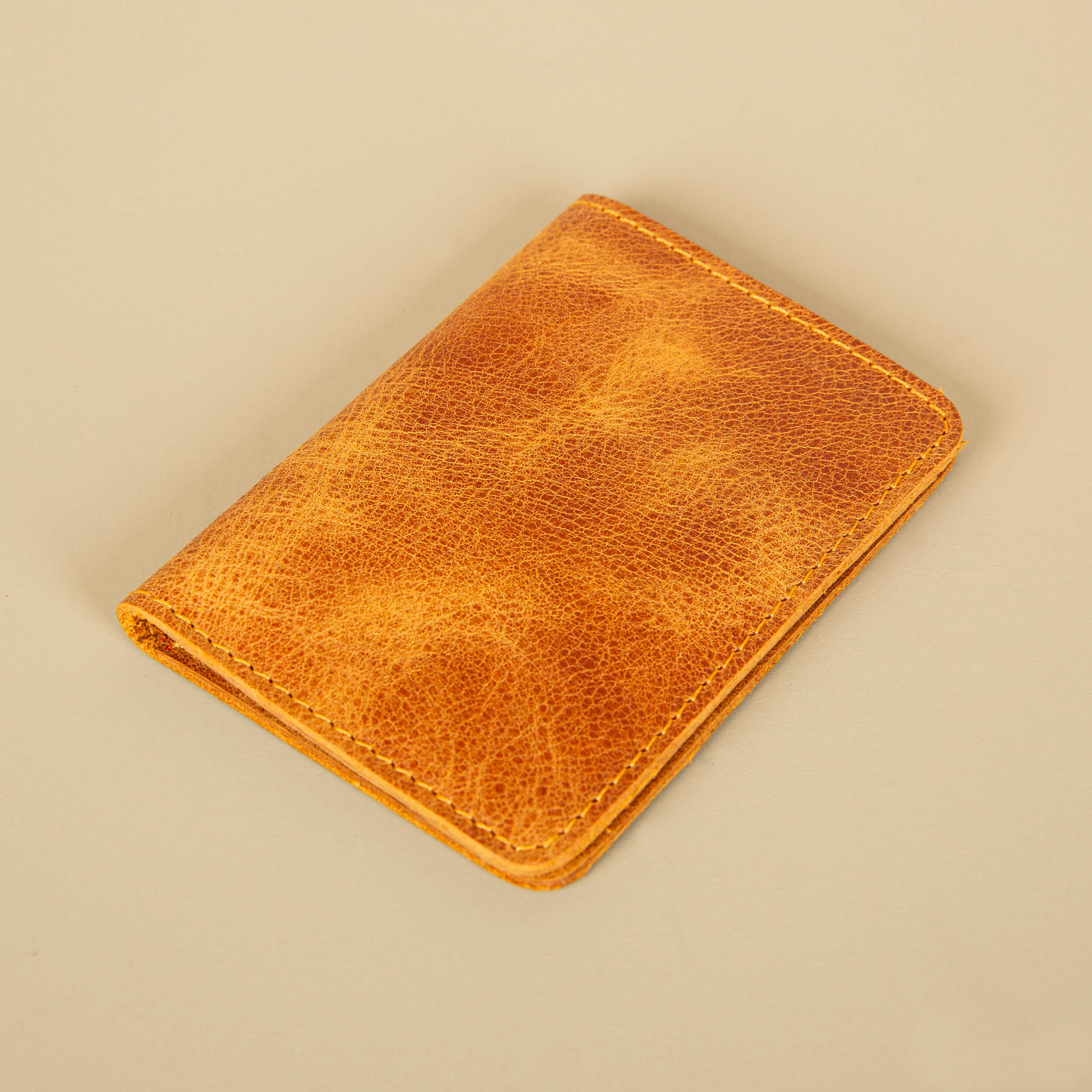 Classic Leather Cardholder Wallet - Honey Tan - Berkeley