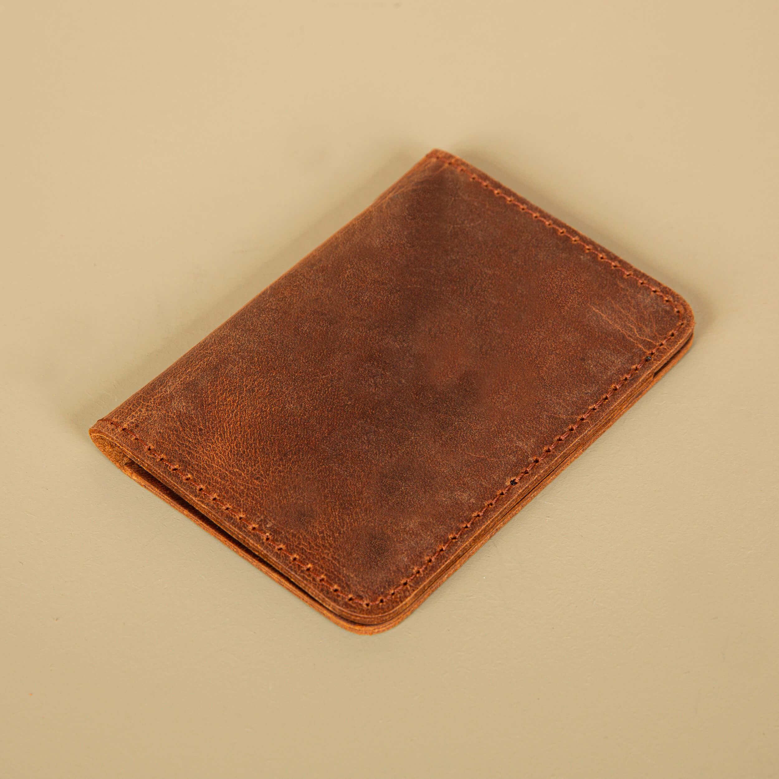 Classic Leather Cardholder Wallet - Warm Brown - Berkeley