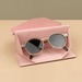 Pink Leather Sunglasses Case - LEATHEREE