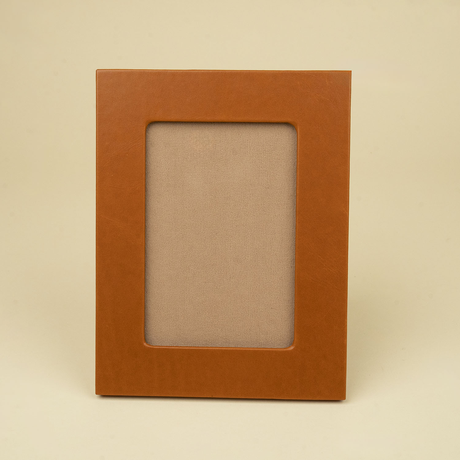 Luxury Leather Photo Frame - Brown - Allentown