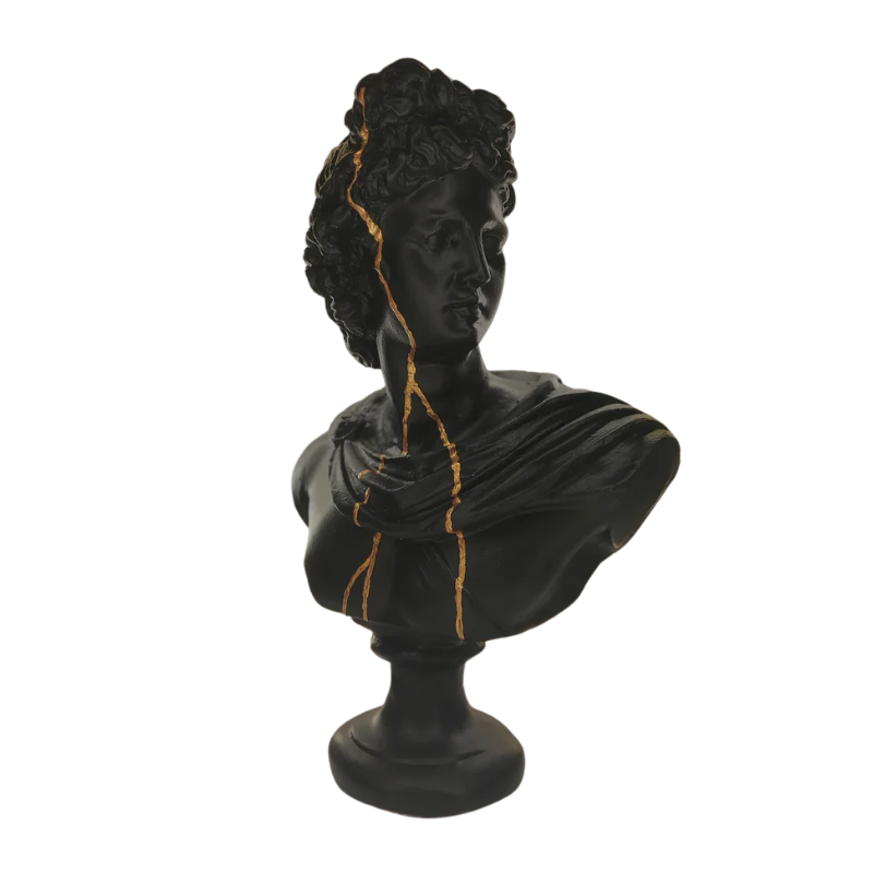 Apollo 'Gold Streak' Pop Art Sculpture, Modern Home Decor