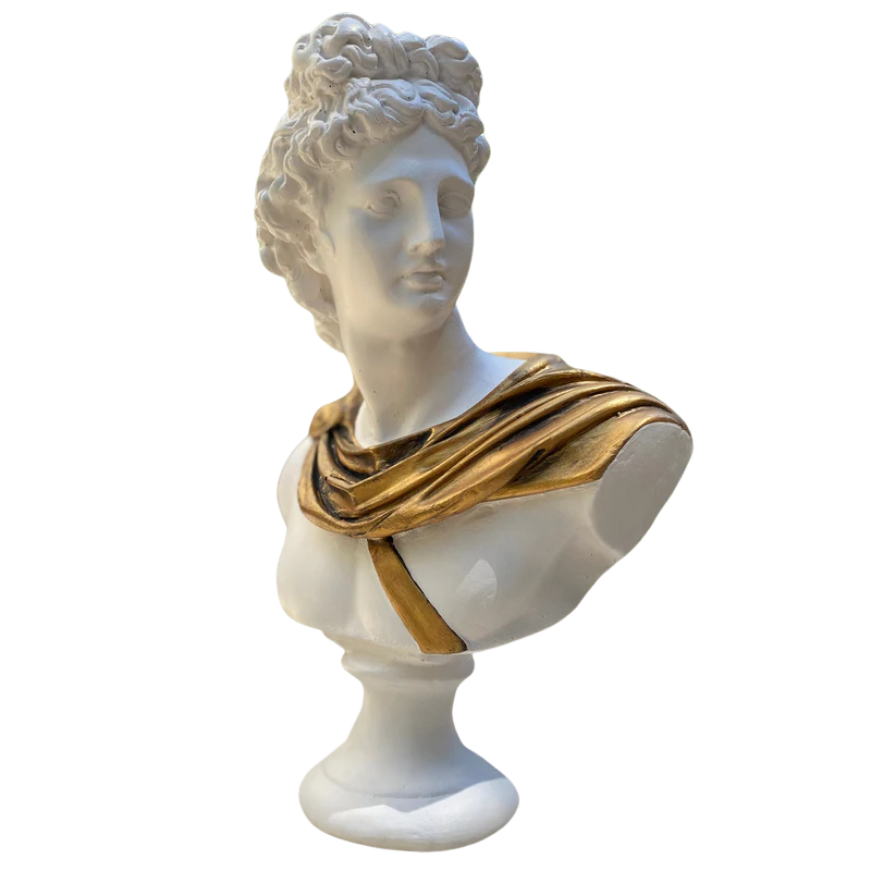 Apollo 'Golden Cloak' Pop Art Sculpture, Modern Home Decor