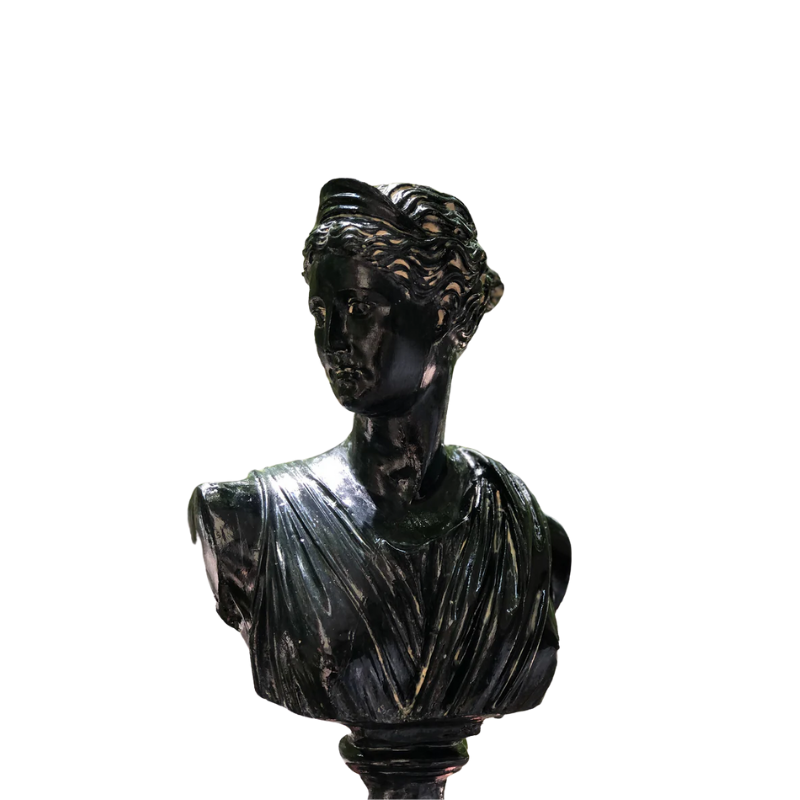 Artemis 'Black Pearl' Pop Art Sculpture, Modern Home Decor