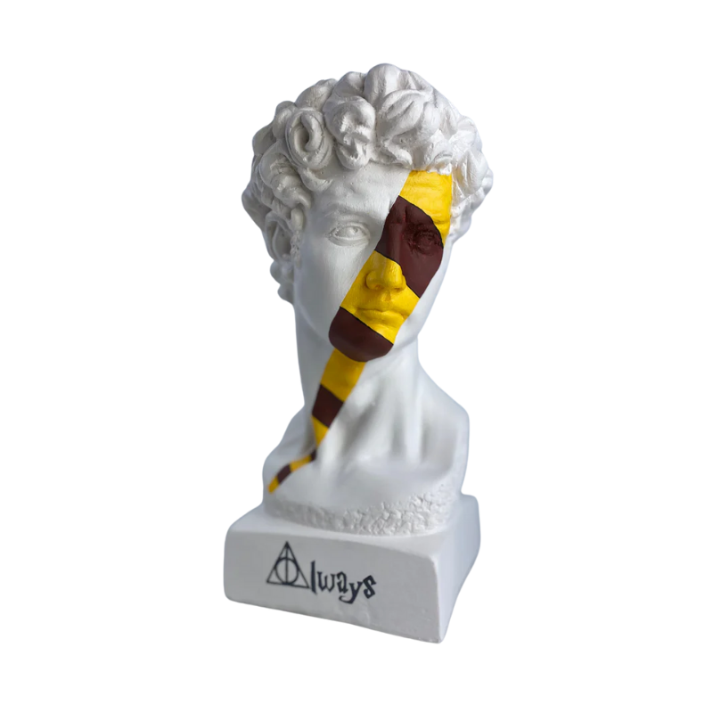 David 'Always' Pop Art Sculpture, Modern Home Decor