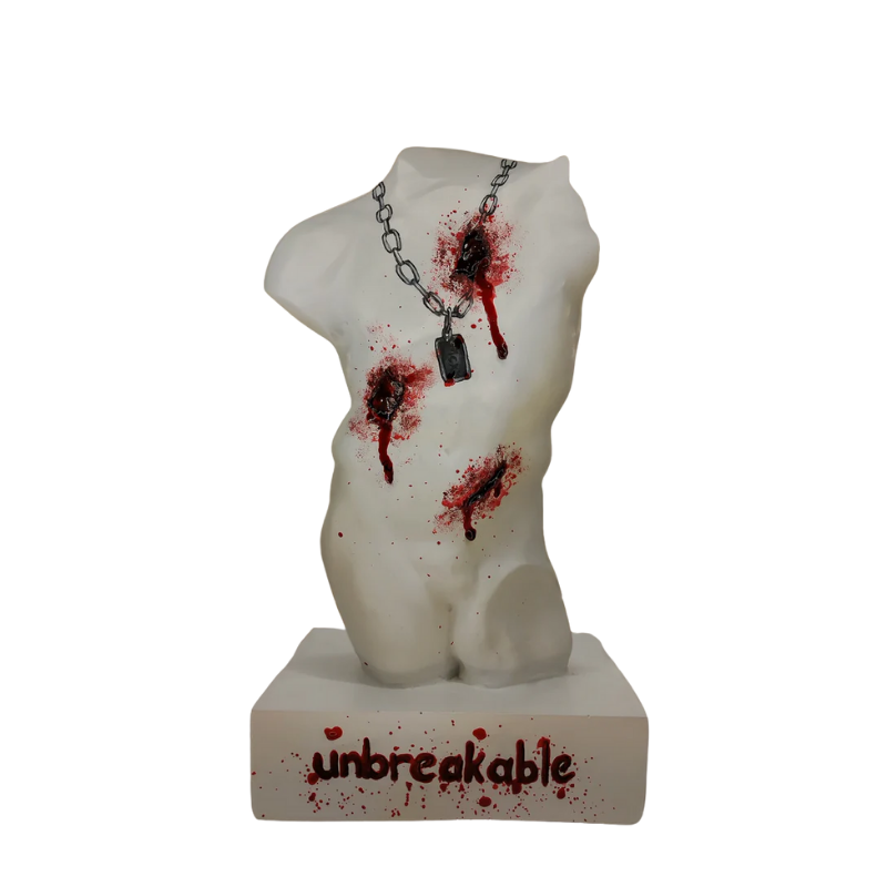 Torso 'Unbreakable' Pop Art Sculpture, Modern Home Decor