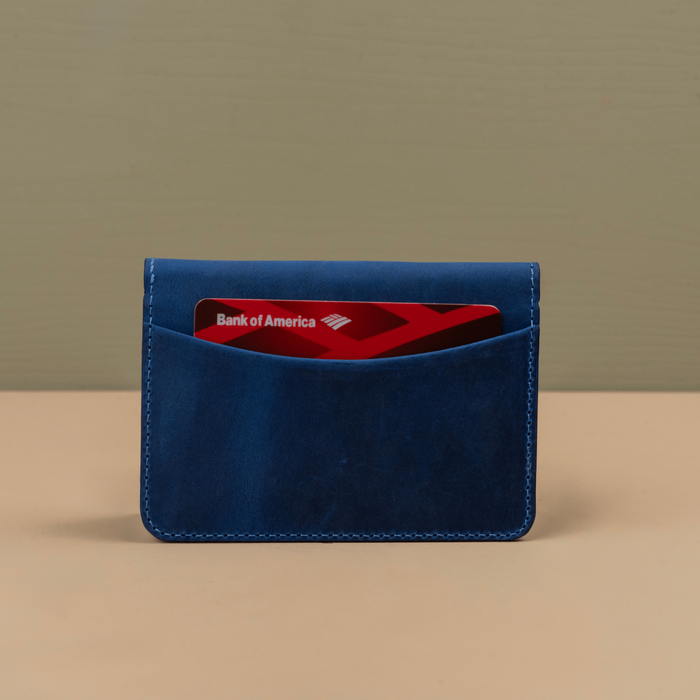 Luxury Genuine Leather Wallet - Blue