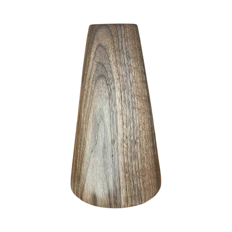 Elegant Tapered Wooden Vase