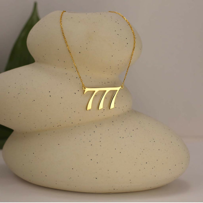 Angel Number Necklace, Angel Number Pendant | Angel Number Protection Necklace, 777 Necklace, 999 Necklace | Lucky Angel Number Necklace