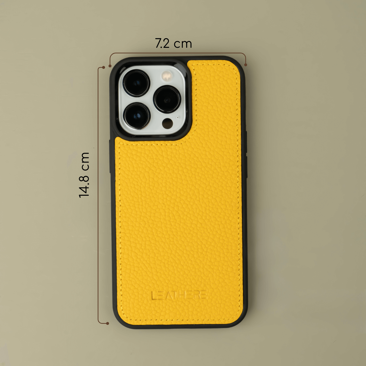 iPhone 17 Series Yellow Leather Wallet Case - New York (pre-order)