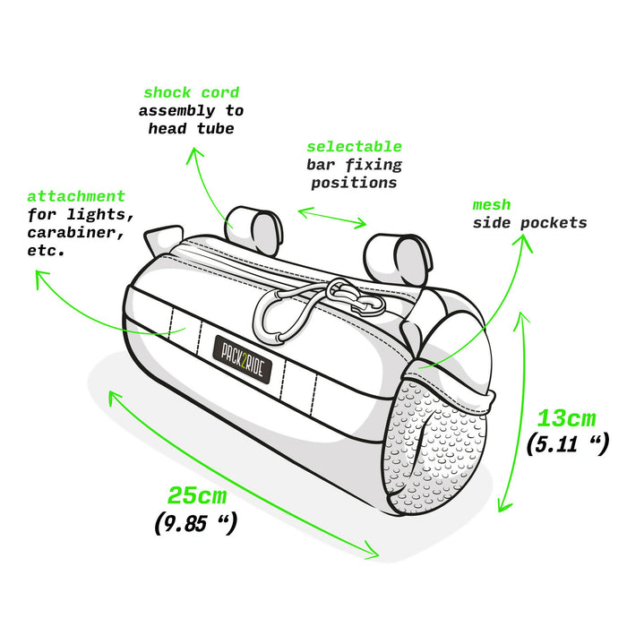 ASKME BIKEPACKING HANDLEBAR BAG