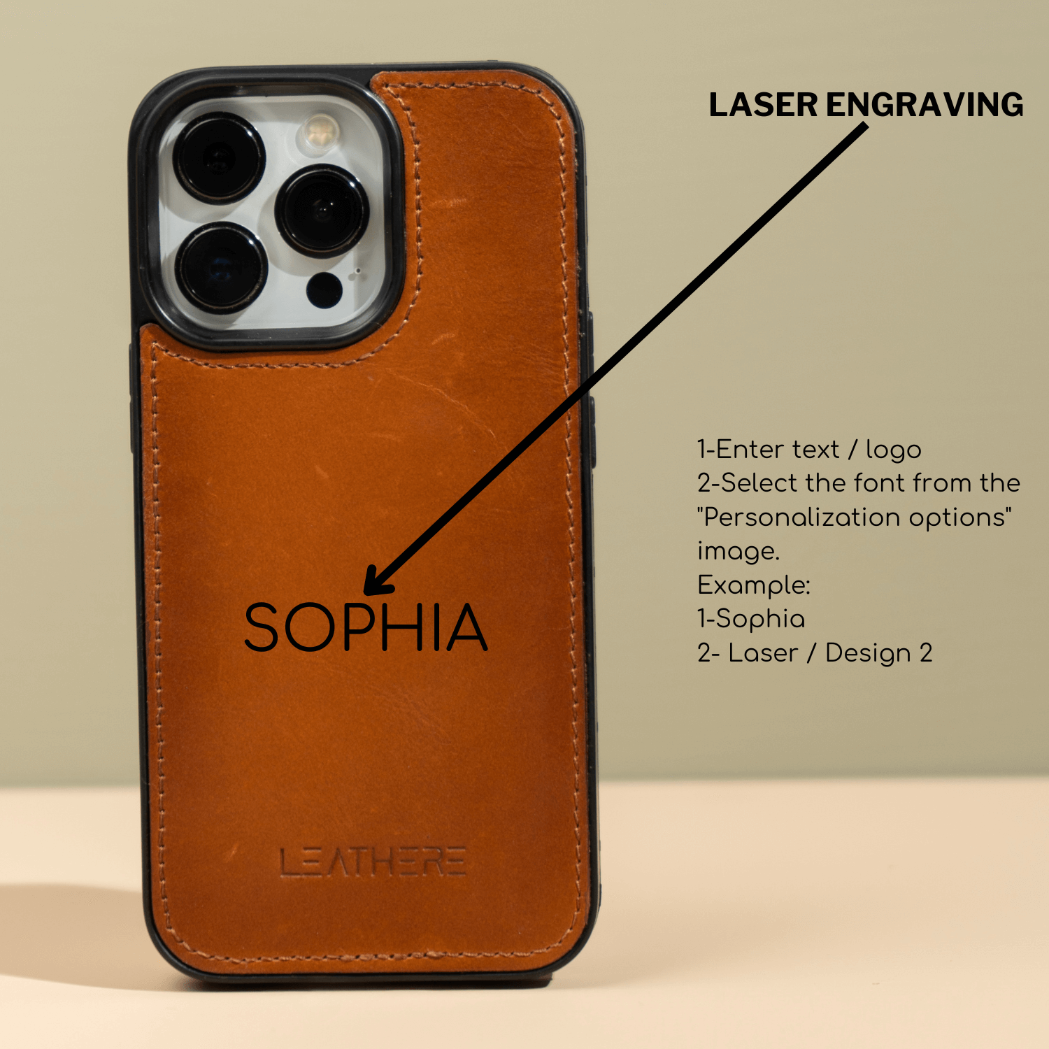 Brown Leather iPhone 16 Series Snap-On Case - LEATHERE