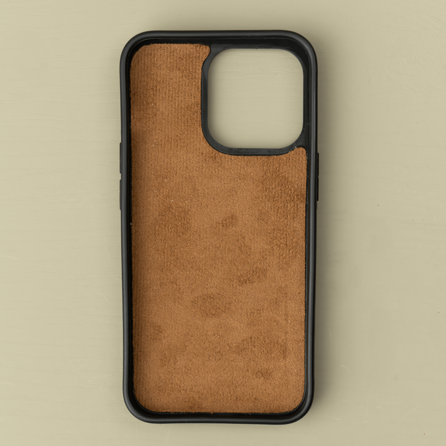 iPhone 14 Series Dark Brown Leather Case - Austin