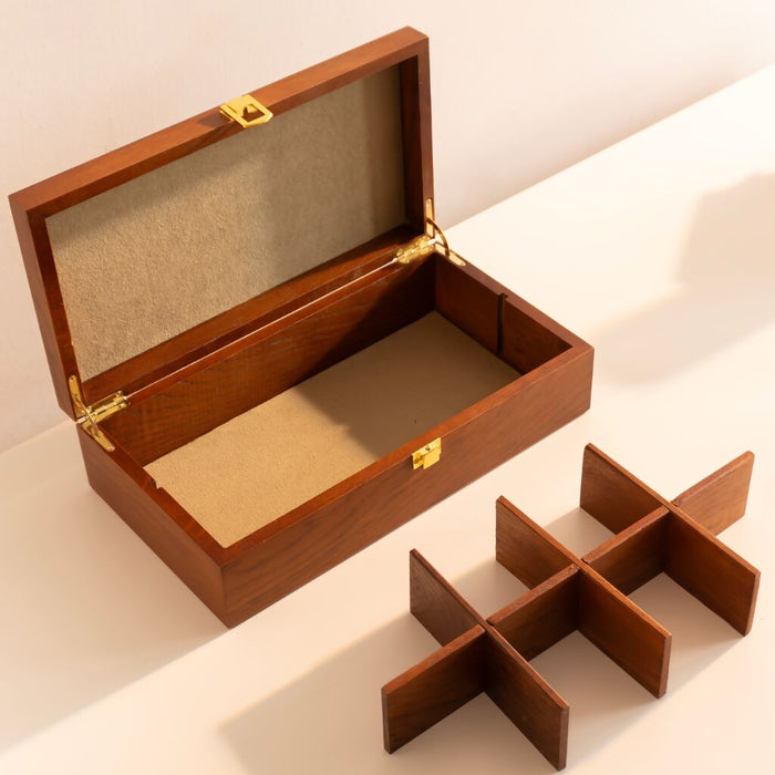 Luxury Wooden Tie Storage Box