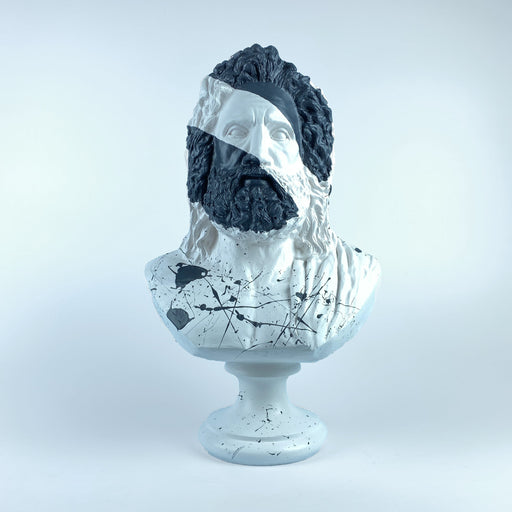 Zeus 'Monochrome' Pop Art Sculpture, Modern Home Decor - wboxgo.com