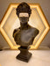 David 'White Mask' Pop Art Sculpture, Modern Home Decor - wboxgo.com