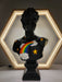 David 'Rainbow' Pop Art Sculpture, Modern Home Decor, Large Sculpture - wboxgo.com