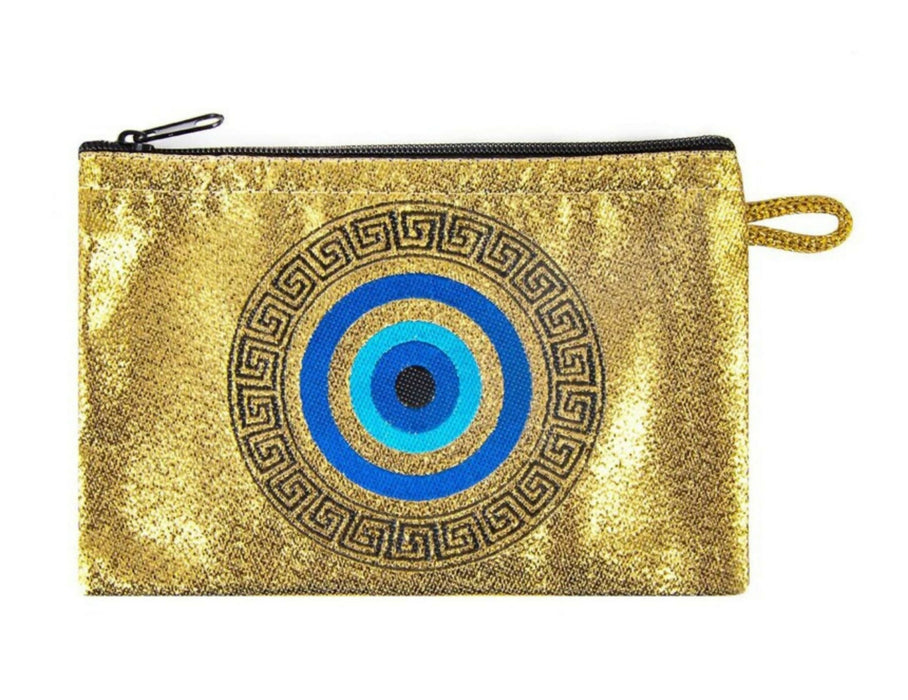 Evil Eye Carpet Wallet|Coin Purse With Zipper|Handmade Woven Pouch|Turkish Woven Case|Turkish Woven Wallet|Handy Storage Bag|Bag Organizer