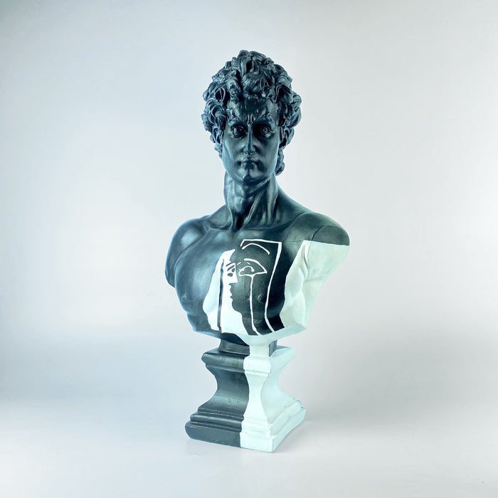 David 'Illusion' Pop Art Sculpture, Modern Home Decor, Large Sculpture - wboxgo.com