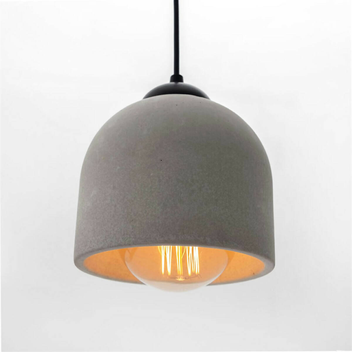 Raw Concrete Pendant Lamp, Stone Chandelier, Designer Hanging Lights, Scandinavian Design, Concrete Accessories