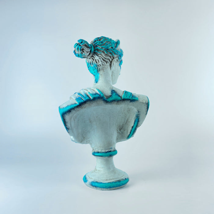 Artemis 'Blue Coral' Pop Art Sculpture, Modern Home Decor - wboxgo.com