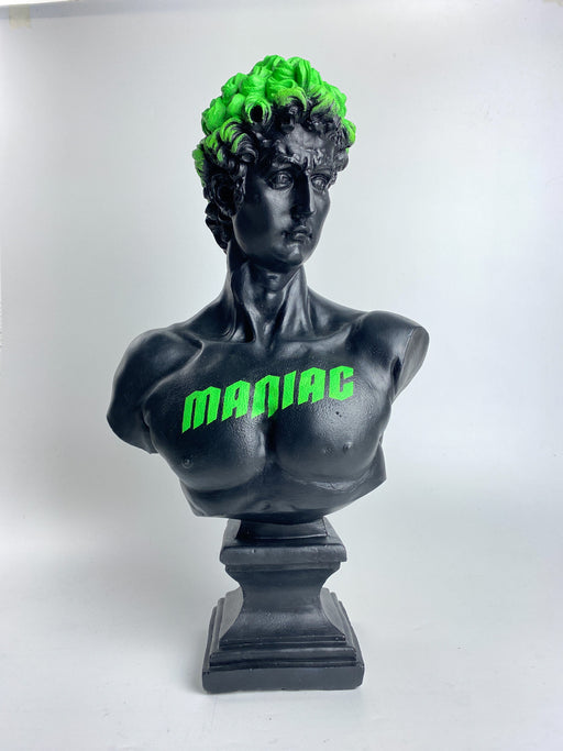 David 'Maniac' Pop Art Sculpture, Modern Home Decor - wboxgo.com