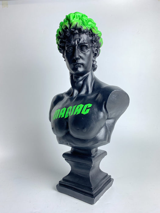 David 'Maniac' Pop Art Sculpture, Modern Home Decor - wboxgo.com